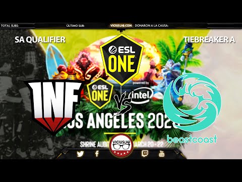 BEASTCOAST vs INFAMOUS - SA Qualifier -  ESL ONE Los Angeles - Viciuslab