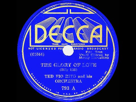 1936 Ted Fio Rito - The Glory Of Love (Muzzy Marcellino, vocal)