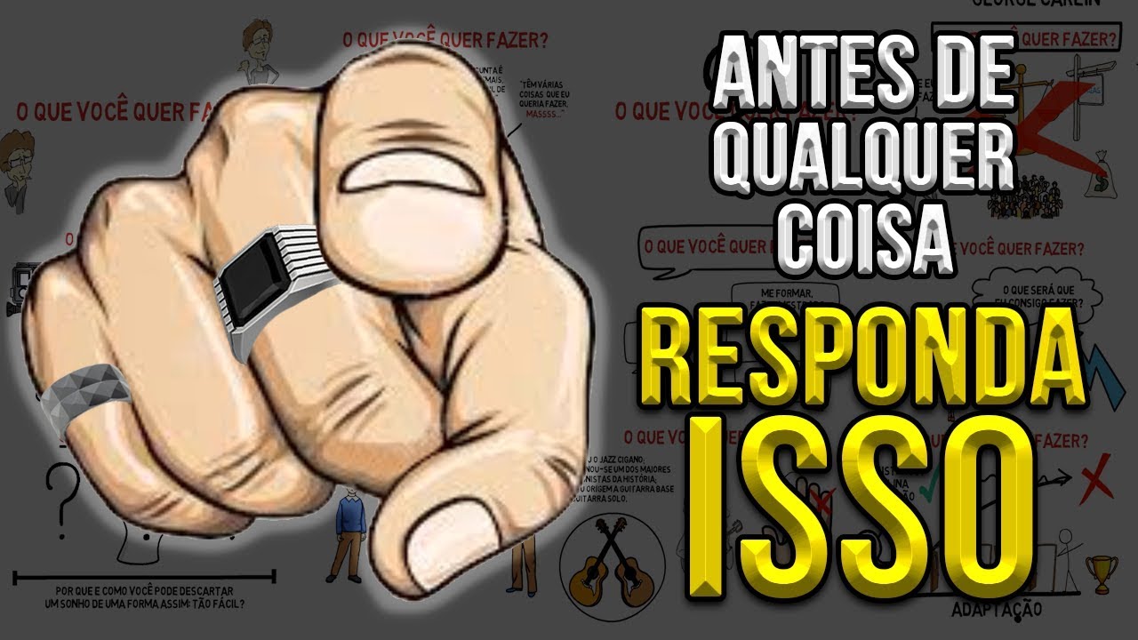O QUE VOCÊ QUER FAZER? | Porque ninguém consegue responder uma pergunta tão simples