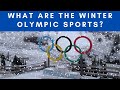 WHAT ARE THE WINTER OLYMPIC SPORTS