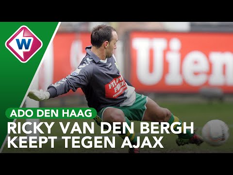 'Ik dacht: ik ga die goal in', Ricky van den Bergh verdedigt ADO-doel tegen Ajax - OMROEP WEST SPORT