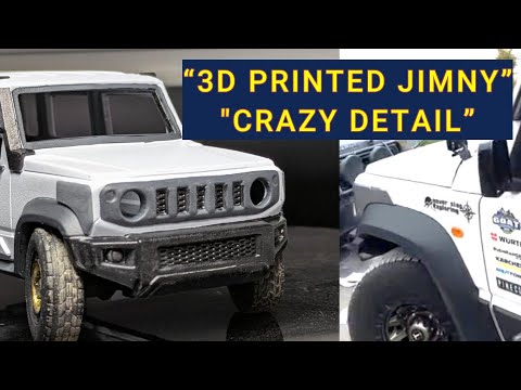 I 3D Printed a Mini Suzuki Jimny in Resin | Ultra Detailed Model Car