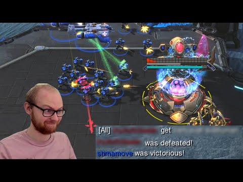 Protoss Gets VERY Angry After Last Second Snipe (Mass Marines to GM #20)