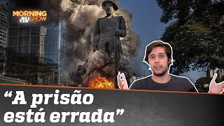 Autor de incêndio em estátua de Borba Gato se explica: ‘Foi pra abrir o debate’