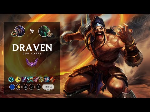Draven ADC vs Twitch - EUW Master Patch 12.17
