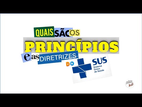 What are the PRINCIPLES and GUIDELINES of the SUS?