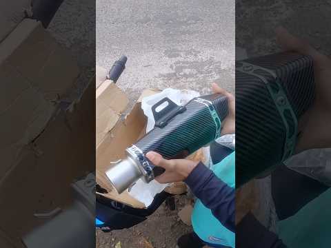 Akraphovic Exhaust unboxing || akraphovic exhaust for sp 125 #exhaust #akrapovic #unboxing #shorts
