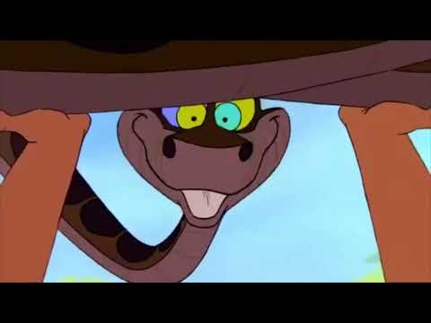 Kaa and Mowgli Edit - Kaa wears down Mowgli