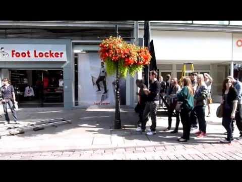 Film Being Made in Manchester City Centre