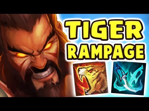 NEW TIGER STANCE UDYR RAMPAGE!! INSANE BURN DAMAGE | DISRESPECTFUL FULL AD UDYR JUNGLE - Nightblue3