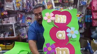 letrero dia de las madres