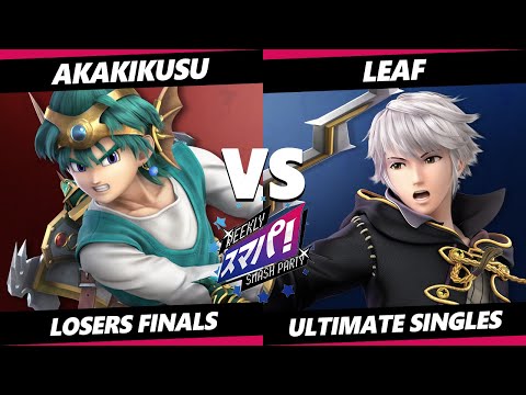 Sumapa 207 LOSERS FINALS - Leaf (Robin) Vs. Akakikusu (Hero) Smash Ultimate - SSBU