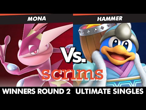Scrims Showdown 48 - Mona (Greninja) Vs. Hammer (King Dedede) SSBU Ultimate Tournament