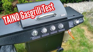 TAINO Basic 4+1 Gasgrill im Test Testbericht Erfahrungen TAINO Gasgrill