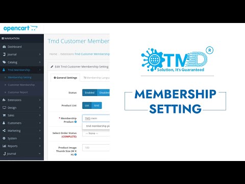 Opencart Customer Membership