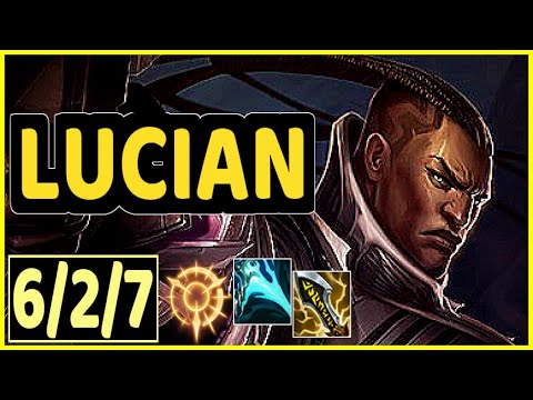 LUCIAN VS ZED - 6/2/7 KDA MID GAMEPLAY CHALLENGER I