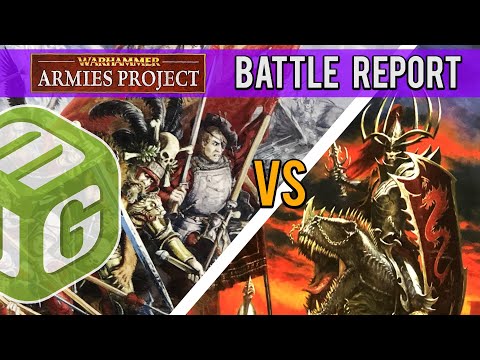 The Empire vs Dark Elves Warhammer Fantasy 8th Edition Battle Report Ep 2