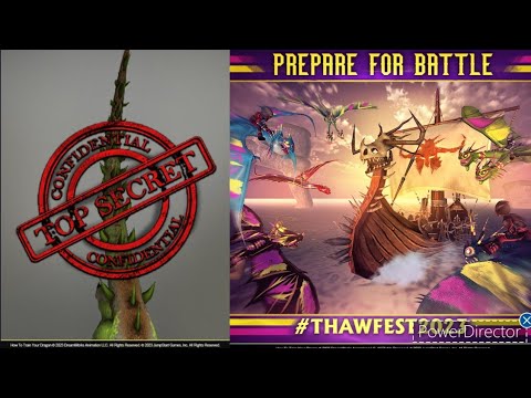 School of dragons Thawfest 2023 2nd & 3rd teasers