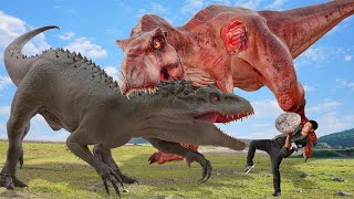 Most REALISTIC T-Rex Chase | Steal Dinosaur Egg | Jurassic Park Fan-Made Film | Dinosaur | Ms.Sandy