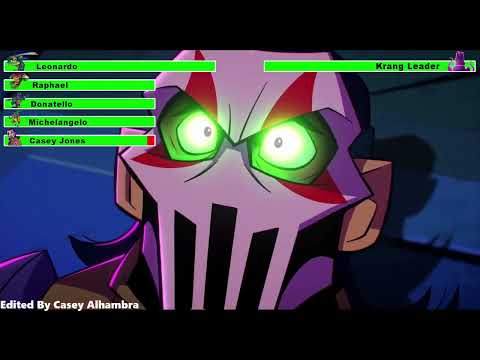 Rise of the Teenage Mutant Ninja Turtles: The Movie (2022) Krang's Arrival with healthbars 1/2