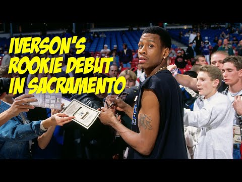 ALLEN IVERSON impresses in rookie debut in Sacramento | 1.5.1997