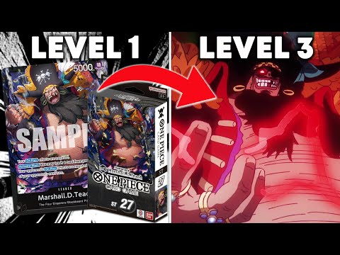 Upgrade-Anleitung für das Starterdeck Black Marshal.D.Teach! - One Piece TCG