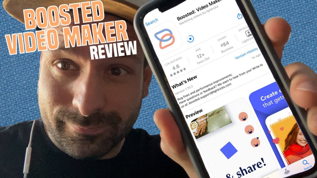 Boosted Video Maker App Review - Free IPhone Advertising Tool