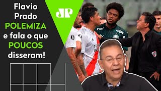 “O Palmeiras só não caiu pro River porque…” Flavio Prado polemiza e critica o VAR
