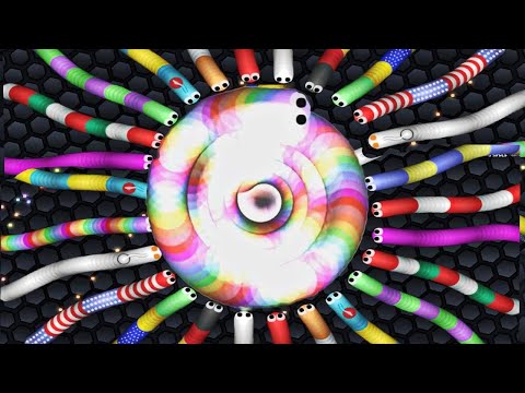Slither.io Best Tiny Snake Trolling Pro Giant Snakes | Tiny Snake vs Pro Giant Snakes Epic Gameplay