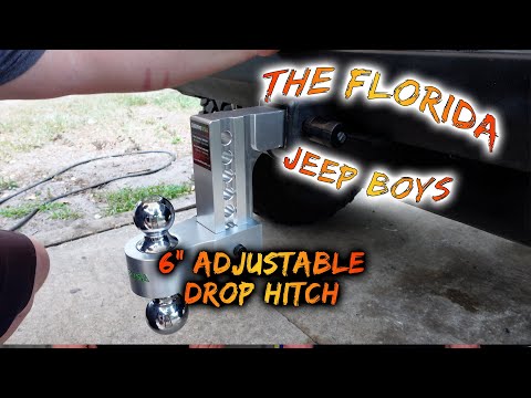 Florida Jeep Boys Review The Rhino USA 6\" Adjustable Drop Hitch