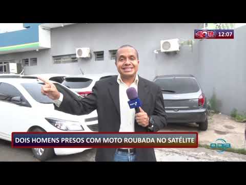 ROTA DO DIA 24 04 20  Dois homens presos com moto roubada no SateÌlite