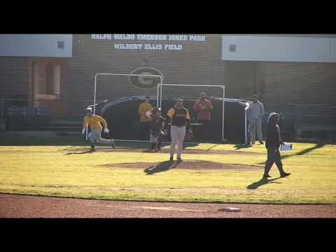 Israel Delgado swings from the right side