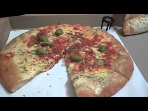 Eating Pizza in Argentina