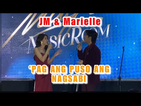 JM dela Cerna & Marielle Montellano - Pag Ang Puso Ang Nagsabi |  Their First Single LIVE