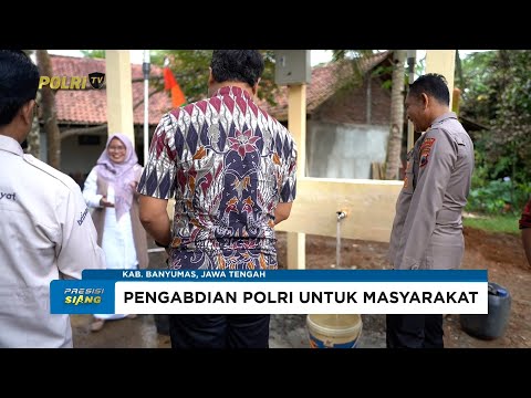 POLRESTA BANYUMAS BANGUN SUMUR BOR DALAM RANGKA PENGABDIAN POLRI UNTUK MASYARAKAT