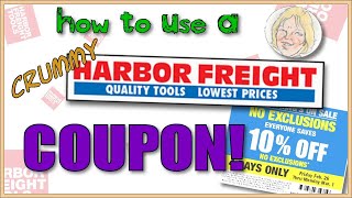 Harbor Freight Crummy Coupon How To #shorts