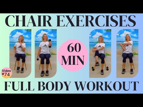 60 Minute Chair Exercises for SENIORS | 💪 Full Body Home Workout