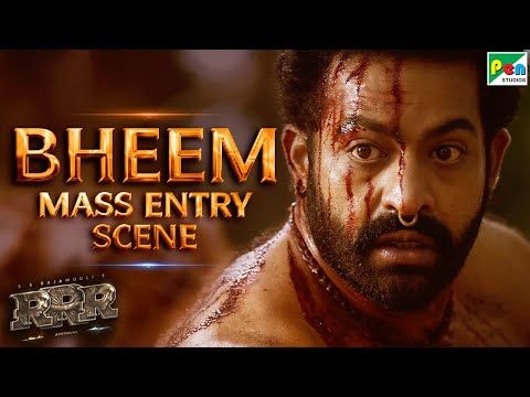 Jr. NTR Entry Scene | RRR (Hindi) | Ram Charan, Ajay Devgn, Alia Bhatt | S.S. Rajamouli