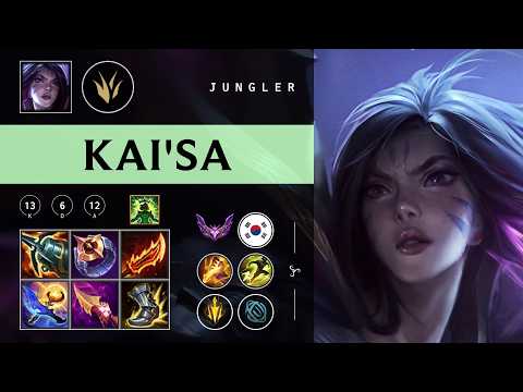 Kai'Sa Jungle vs Lee Sin - KR Master Patch 26.04