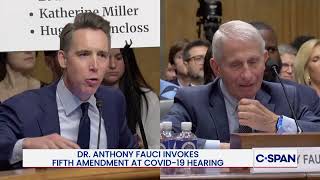Sen. Hawley questions Dr. Fauci on Fifth Amendment invocation during Senate hearing