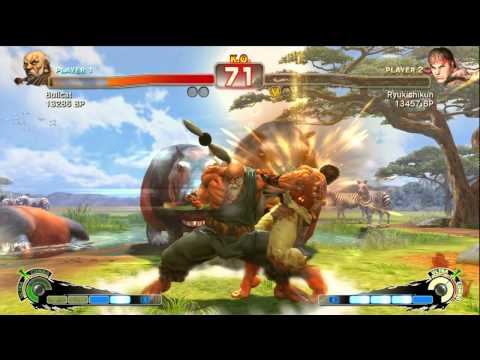 Bullcat [Gouken] vs Ryukichikun [Ryu] SSF4 Japanese Online Ranked Matches - TRUE HIGH-DEF