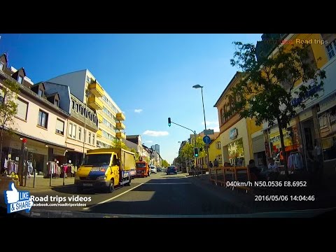 ROAD TRIP: FRANKFURT AM MAIN to NEU-ISENBURG and back driving