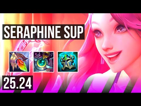 SERAPHINE & Xayah vs NAUTILUS & Syndra (SUP) | EUW Master | 25.24