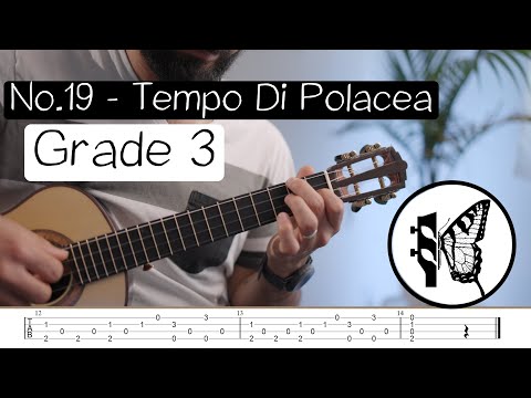 15/32 - No19 Tempo Di Polacea - Mauro Giuliani - Grade 3| 32 Progressive Ukulele Fingerstyle Studies