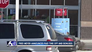 Fred Meyer gives employees bonuses and paid sick leave