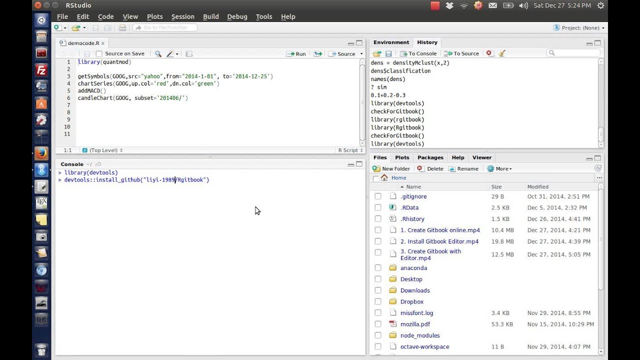4  Install the Rgitbook package