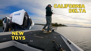 Im BACK and with NEW TOYS - Bass Fishing the California Delta