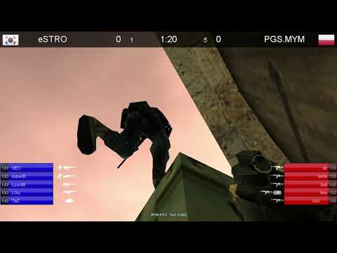 [ HLTV ] eSTRO vs PGS.MYM (ESWC 2008) @1MAP