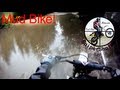 Husqvarna 500cc Dirt Bike in Mud/Trails 
