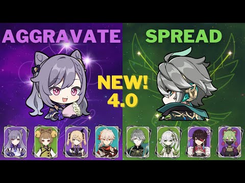 C4 Aggravate Keqing & C0 Spread Alhaitham - 4.0 NEW Spiral Abyss Floor 12